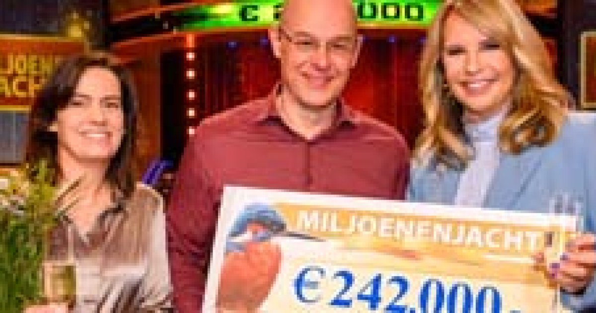Guido (54) uit Den Bosch wint 242.000 euro bij tv-show Miljoenenjacht ...