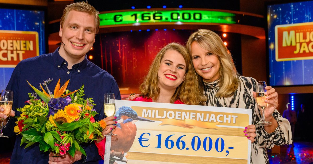Rayke uit Kampen wint 166.000 euro bij tv-show Miljoenenjacht - NPL ...